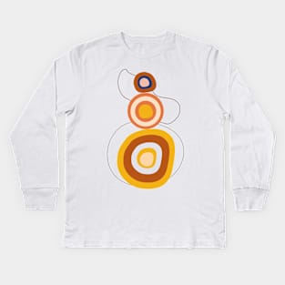 Circular Art Kids Long Sleeve T-Shirt